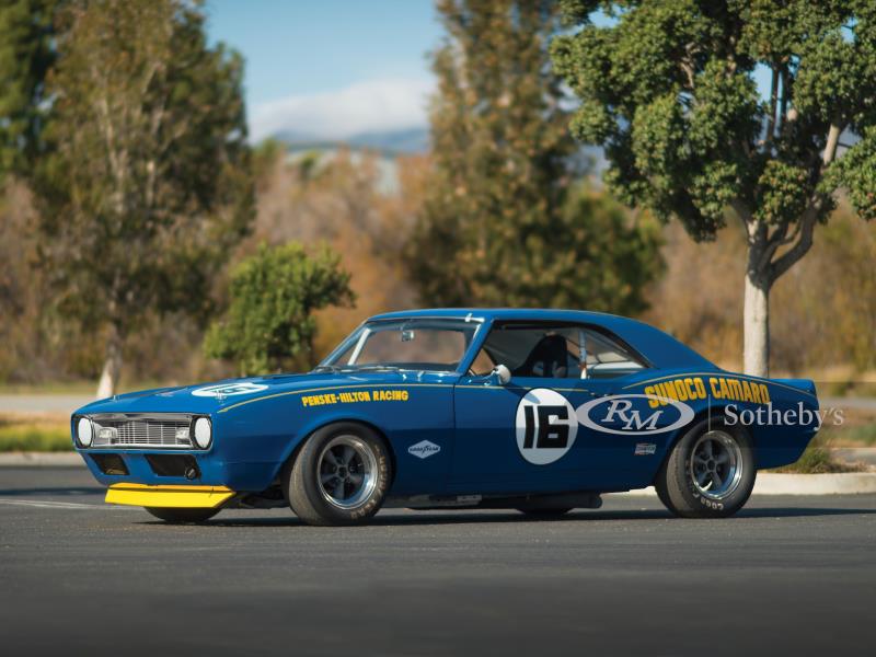 1969 Chevrolet Camaro Sunoco Penske Trans Am Race Car Value Price Guide