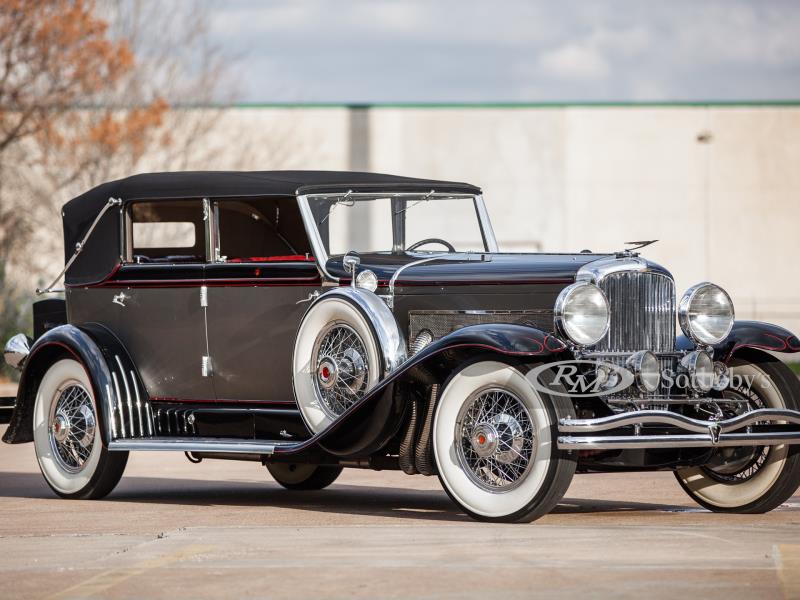 1929 Duesenberg Model J Convertible Berline By LeBaron Value Price Guide