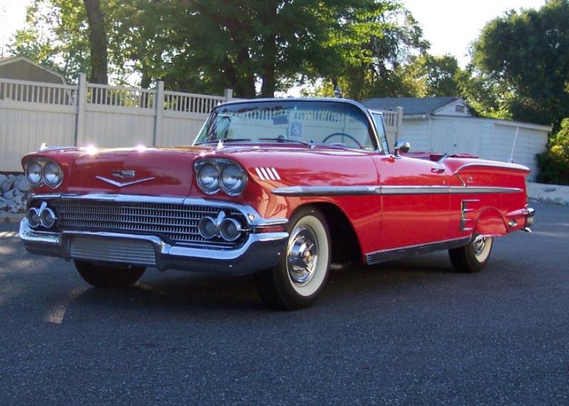 1958 Chevrolet Bel Air Impala Convertible Value & Price Guide