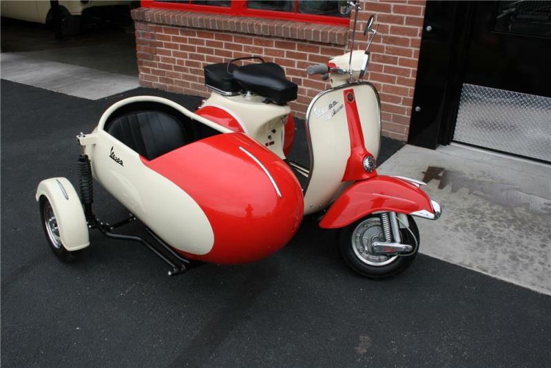 1965 Vespa GS with Cozy Sidecar Value & Price Guide