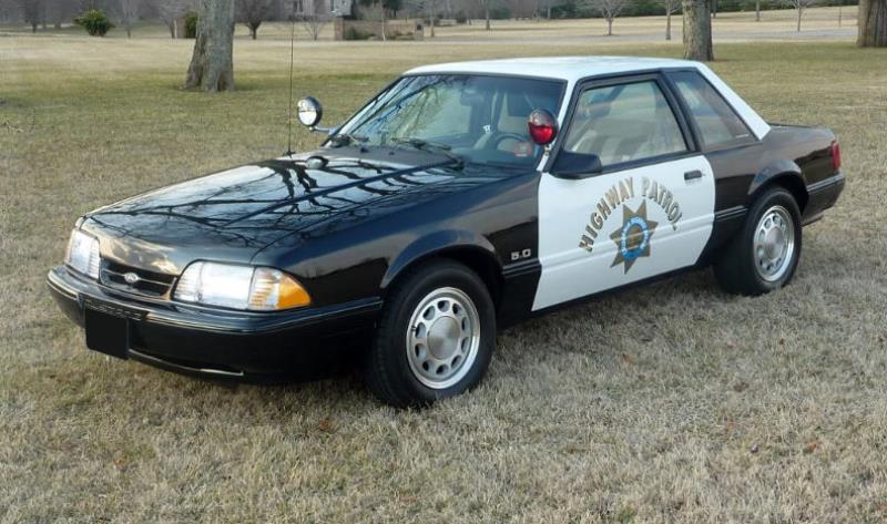 1992 Ford Mustang Police Car