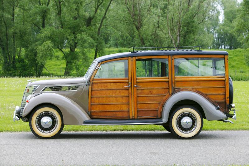 Property of the Max Lips Collection, 1937 Ford V8-78 Utility Car Woodie