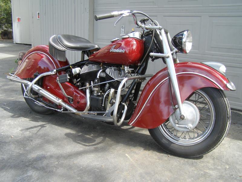 1947 INDIAN CHIEF MOTORCYCLE Value & Price Guide