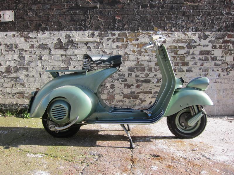 1951 Vespa 125cc V31T Faro Basso Value & Price Guide