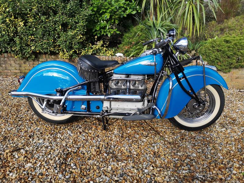 1939 indian 4 cylinder motorcycle for sale