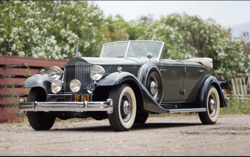 1933 Packard Twelve Convertible Sedan Value & Price Guide