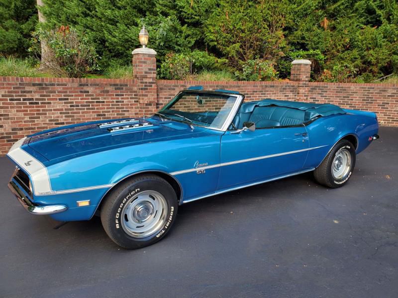 1968 Chevy Camaro Convertible in Lemans Blue Value & Price Guide