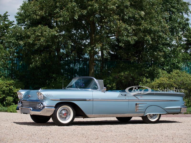 1958 Chevrolet Bel Air Impala Convertible Value & Price Guide