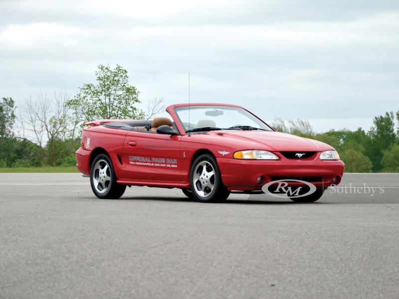 1994 Ford Mustang Svt Cobra Indy 500 Pace Car Value And Price Guide 7769