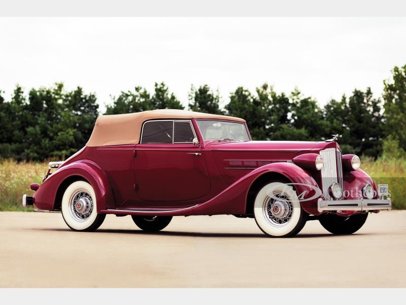 1935 Packard Eight Convertible Victoria Value & Price Guide