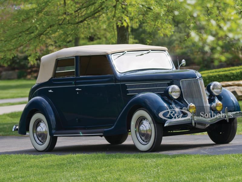 1936 Ford DeLuxe Convertible Sedan Value & Price Guide