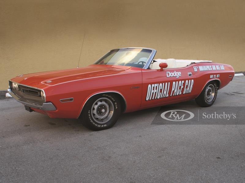 1971 Dodge Challenger Indy 500 Pace Car Convertible