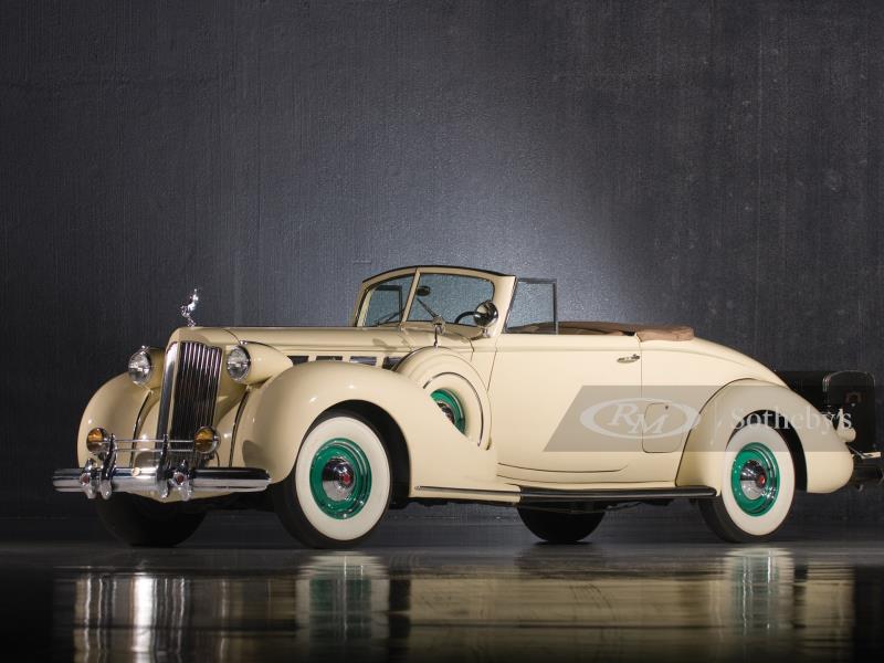 1938 Packard Super Eight Convertible Coupe Value & Price Guide