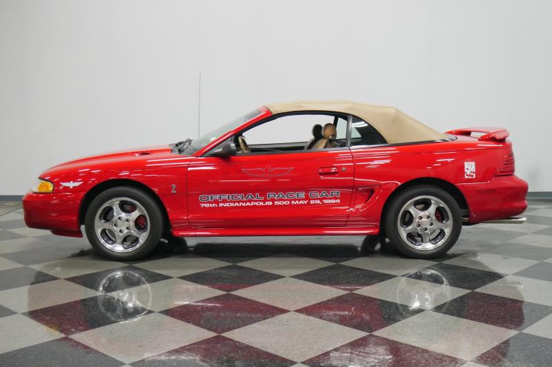 1994 Ford Mustang SVT Cobra Indy 500 Pace Car Value & Price Guide